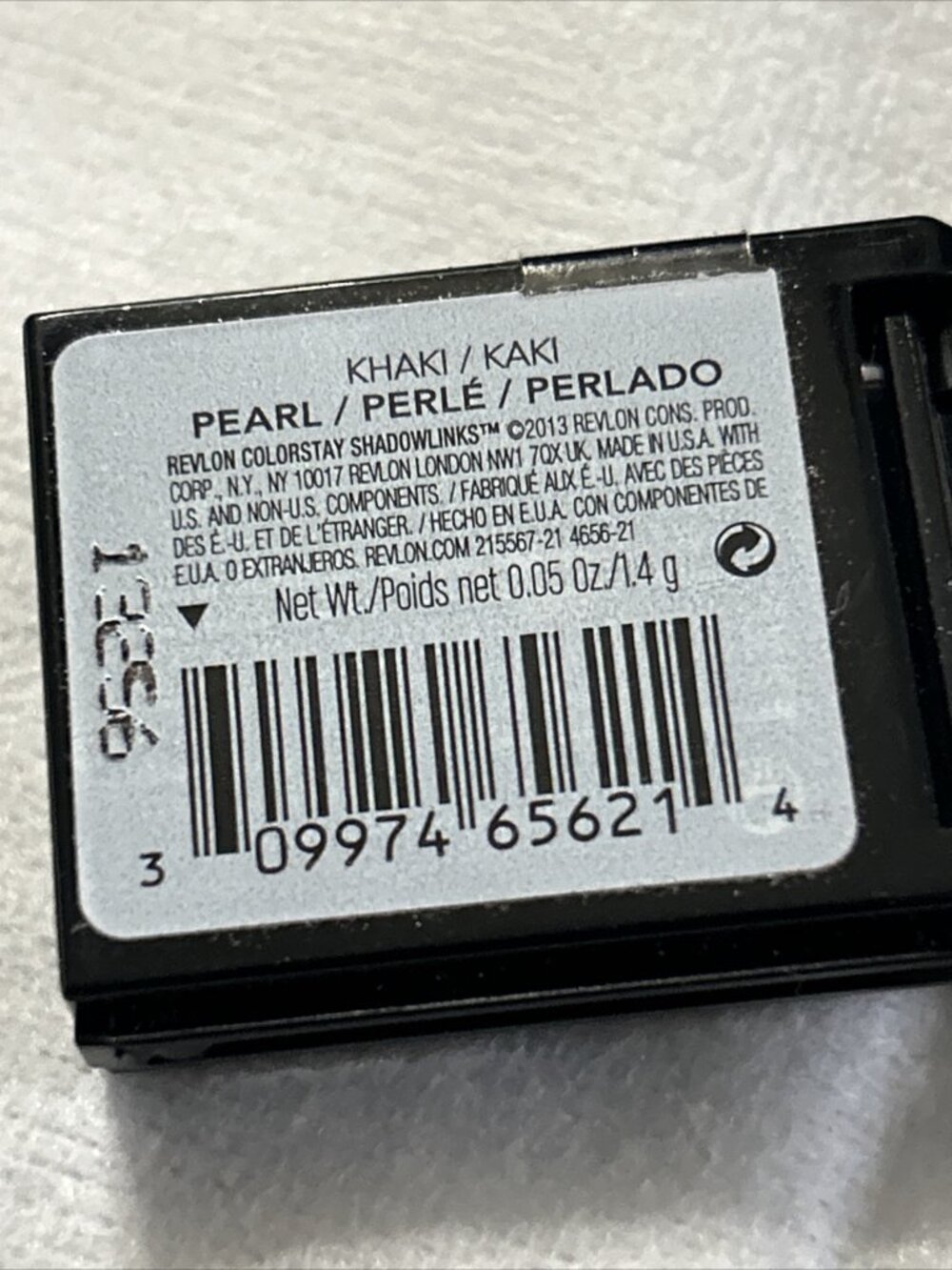 Revlon Colorstay Shadowlinks #210 Khaki Pearl Eyeshadow SINGLE manufactured seal - Picture 3 of 3